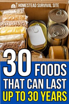 Are you looking for long-term food storage options? If so, you’ve come to the right place. We’ve compiled a list of 30 foods that can last up to 30 years! From canned goods to freeze-dried fruits, these emergency foods are sure to make it through even the most extreme circumstances. Long Lasting Food Storage, Pioneer Lifestyle, Emergency Pack, Medicinal Herbs Remedies, Prepping Supplies, Emergency Preparedness Food Storage, Survival Food Storage, Survival Skills Emergency Preparedness, Emergency Preparedness Food