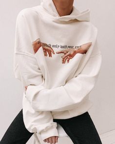 "Aesthetic unisex hoodie can be weared autumn, spring, winter and chilly summer nights. Inspirational quotes can state your daily mood. A great addition to your wardrobe, or an ideal gift for your spouse, a family member, or a friend. Digital print on %100 cotton. Sizes Small → 50.80cm W, 68.58 L or 20\" W, 27\" L Medium → 55.88cm W, 71.12cm L or 22\" W, 28\" L Large → 60.96cm W, 73.66cm L or 24\" W, 29\" L XLarge → 66.04cm W, 76.20cm L or 26\" W, 30\" L XXLarge → 71.12cm W, 78.74cm L or 28\" W, Cotton Aesthetic Hooded Sweatshirt, Aesthetic Cotton Hoodie, Trendy Fall Hoodie With Text Print, Cotton Hooded Sweatshirt With Aesthetic Style, Aesthetic Cotton Hoodie Sweatshirt, Aesthetic Winter Hoodie Sweatshirt, White Text Print Hoodie For Winter, White Hoodie With Text Print For Winter, White Slogan Hoodie For Fall