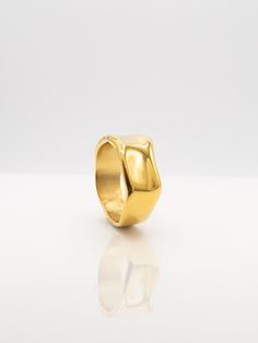 ASANTE RING - LILÈ - Ring - LILÈ - online jewellery store - jewelry online - affordable jewellery online Australia Gold Piece, Gold Collection, Porter, Layering, Everyday Wear, Gold Plate, Ring Size, Plating, Australia