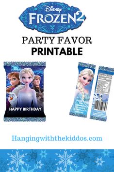 frozen birthday party favors for kids