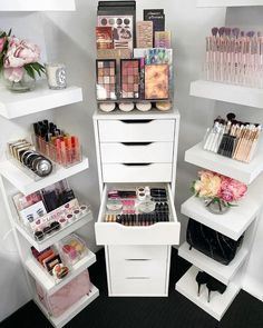 Create an account or log in to InstagramA simplefuncreative way to captureeditshare photosvideosmessages with friendsfamily. Organize Vanity Drawers, Alex Drawer Organization, Lack Shelves, Makeup Room Diy, Vanity Collections, Ikea Lack Shelves, Makeup Studio Decor, Rangement Makeup