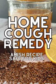 Homemade Amish Cough Syrup Recipe (Kids & Adults) Cough Syrup Recipe, Home Remedies For Bronchitis, Best Cough Remedy, Homemade Cough Syrup, Homemade Cough Remedies