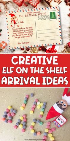 Elf on the Shelf arrival ideas Funny Elf On The Shelf Arrival Ideas, Elf On The Shelf Returns Ideas Easy, Weekend Elf On The Shelf, Elf On The Shelf Arrival Ideas Teen, Free Elf On Shelf Ideas, Elf Arrival Ideas Classroom, Elf’s First Night Ideas, Introducing A New Elf Friend, Creative Elf On The Shelf Arrival