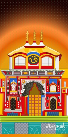 Temple illustration badrinath temple temple vector vector illustration Badrinath God Images, Indian Temple Illustration Art, Badrinath Temple Sketch, Temple Cartoon Background, Badrinath Temple Painting, Badrinath Drawing, Badrinath Temple Drawing, Hindu Temple Drawing, Badrinath Temple