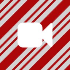 a red and white striped background with an arrow pointing to the right, on which is a rectangle shaped object