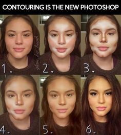 20 Highlighting and Contouring Makeup Hacks, Tips, Tricks | Gurl.com Makeup Tip, Makeup 101, Power Of Makeup, Apply Makeup, All Things Beauty, Microblading, Round Face