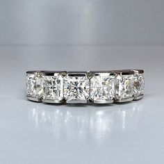 "Lab grown diamond stacking wedding band, half eternity diamond matching wedding band solid gold, lab created diamond anniversary band,  The ring pictured is lab grown diamonds #8230 To shop more styles click here: https://etsy.me/3Pzzwpx For more lab grown diamonds click here: https://etsy.me/3rx1yIs For more engagement rings click here: https://etsy.me/3Xq7mzb Lab Grown Diamonds are all made to order and are a final sale Lab Grown Diamond takes approximately 5-10 business to complete and ship Thick Wedding Band, Thick Wedding Bands, Simple Wedding Band, Simple Wedding Bands, Stacked Wedding Bands, Diamond Stacks, Diamond Anniversary Bands, Half Eternity Wedding Band, Matching Wedding Bands