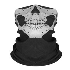 Face Mask / Bandana / Headband Protect Yourself From The Elements Size - One Size Brand New Mascaras Halloween, Silk Headscarf, Face Jewellery, Half Face Mask, Bicycle Women, Cycling Cap, Skull Mask, Skull Face, Outdoor Cycling