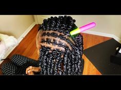 Tiana Passion Twist, Twist Braid Tutorial, Crochet Twist Hairstyles, Grow Black Hair, Crochet Braid Pattern, Hair Braid Patterns, Passion Twist Hair, Spring Twist Hair, Cabello Afro Natural