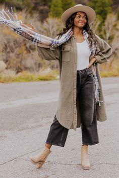 Oversized, Longline Jacket - Outerwear for Women | ROOLEE Norway Clothes, Norwegian Sweater, Longline Jacket, Trendy Hat, Plaid Blanket Scarf, St Moritz, Dark Khaki, Picture Books, Kids Store