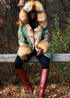 Gender Fluid Fashion, Harsh Winter, Coat Closet, Fabulous Furs, New Wardrobe, Fox Fur, The Body, Parka, Fur Coat