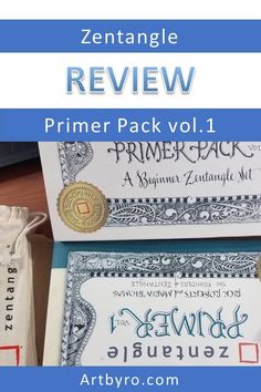 three different types of envelopes with the words primer pack vol 1 on them