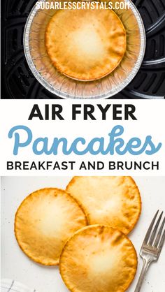 These air fryer pancakes are the ultimate in convenience. With only a few ingredients, you can make easy breakfast pancakes that are both fluffy and full of flavor. Whether you prefer breakfast pancakes savoury or sweet, this recipe is perfect for your next busy morning or brunch. You can even make a batch of air fryer sheet pancakes for the whole family! Pancakes Kids, Banana Chocolate Chip Pancakes, Healthy Make Ahead Breakfast, Easy Breakfast Options, Crockpot Breakfast Casserole, Air Fryer Cooking Times, Sweet Breakfast Treats, Crockpot Breakfast, Quick Healthy Breakfast