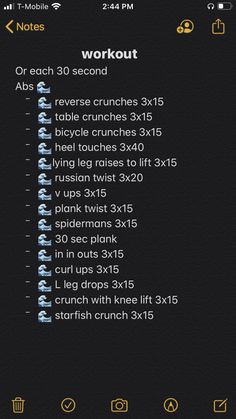 the workout log is displayed in this screenshote screen shot, which shows how to use