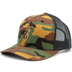 Rep Lil' Danny With This New Cool Camo Color

 	85 % Polyester /15% Cotton
 	Crisp and clean plain weave fabric
 	Poly mesh back with stiff mesh
 	Six-panel structured mid crown
 	Permacurv visor Camouflage Snapback Trucker Hat For Sports, Camouflage Curved Bill Trucker Snapback Hat, Camouflage Trucker Snapback Hat With Curved Bill, Camouflage Trucker Hat With Curved Bill, Camouflage Trucker Baseball Cap With Flat Bill, Military Camouflage Trucker Hat With Curved Bill, Camouflage Flat Bill Trucker Hat, Mesh Six-panel Snapback Hat For Streetwear, Military Camouflage Trucker Hat With Visor