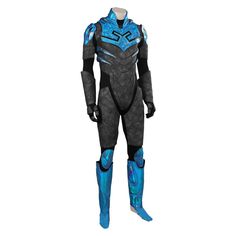 Movie Blue Beetle Jaime Reyes Jumpsuit Outfits Party Carnival Halloween Cosplay Costume 	 ·  Material:   Faux Leather + Milk Silk Rack + Mirror Leather + Lining 	 ·  Including:   Gloves + Wristband + Leggings + Knee Pads + Pauldrons + Breastplate + Leg Sets + Jumpsuit 	 Shipping :   	 1.  Processing T ime :  7-15 days . 	 2.  Standard Shipping: 10-15 days. 	 3.  Fast Shipping: 3 ~5  days. 	 4.  Attention:   for quick use Arriving, Make sure you will choose fast shipping! Sci-fi Cosplay Costume For Costume Party Events, Sci-fi Cosplay Costumes For Cosplay Events, Blue Costumes For Comic-con Costume Party, Themed Fitted Blue Cosplay Costume, Fitted Superhero Cosplay Costume For Fantasy Events, Blue Superhero Cosplay Costume For Events, Blue Superhero Cosplay Costume For Cosplay Events, Fitted Blue Cosplay Costume For Costume Party, Blue Themed Costumes For Fantasy Events