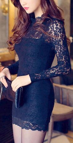 $19.90 - Cute Sexy black Tight Short dress with lace sleeves. This beautiful elegant dress is bodycon tight fitted. For classy women, feminine teens and seductive lady. Perfect for club, night out, evening, and nightclub. Look Disco, Black Lace Long Sleeve Dress, Black Bodycon Dress Long Sleeve, 파티 드레스, Backless Mini Dress, Lace Dress Black, Long Sleeve Lace Dress, Black Lace Dress, Black Bodycon Dress