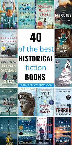 the best historical fiction books to read in your 20s's or 50's