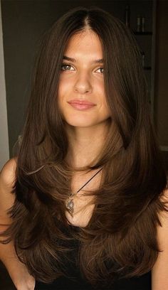 Haircut With Layers, Haircuts For Long Hair With Layers, Haircuts For Medium Length Hair, Kadeřnické Trendy, Hair Inspiration Long, Layered Haircuts For Medium Hair, Straight Hair Cuts, Hair Cutting Videos, Vlasové Trendy