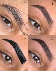 Guys Eyebrows, Eyelash Extentions, Beauty Academy, Permanent Makeup Eyebrows, Eyebrow Stencil