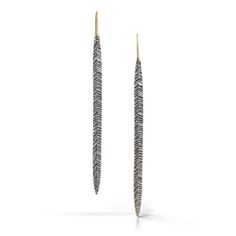 Woven Spear Earrings by Kendra Renee - (Silver Earrings) Spear Earrings, Earring Designs, Ear Candy, Handmade Sterling Silver, Designer Earrings, Jewelry Ideas, Ear Wires