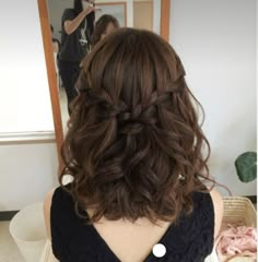 Black Pink Dress, Formal Hairstyles For Short Hair, Cute Prom Hairstyles, Short Hair Model, Simple Prom Hair, Hoco Hairstyles, Top Hairstyles