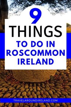 a rock with the words 9 things to do in roscommon ireland