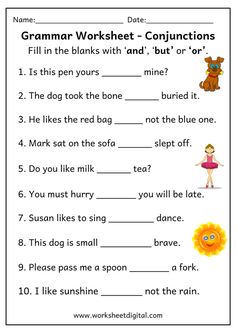 a worksheet with words and pictures on it