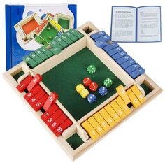 PRICES MAY VARY. 【Classic Board Games】This set of Shut the Box board game props is suitable for 2-4 people to play the game together, which is easy to learn and play at any age. Perfect classic board games for families. Our shut the box game set includes everything you need to start a fascinating and exciting board game. Each player gets your own colors. 【High Quality Solid Wood】This Shut the Box dice game set is crafted from natural solid wood, feel comfortable, environmentally friendly and dur Game For Classroom, Shut The Box Game, Digital Numbers, Wooden Board Games, Solitaire Games, Wooden Dice, Wooden Tile, Decision Making Skills, Classic Board Games