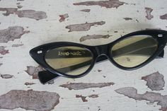 "astro-matic rare vintage true vintage frames use for your next frames! amazing style RARE! 1950s-1960s dream lens are non prescription as all my vintage glasses are deadstock and priced as is:) 6\"total width 2\"lens width 6\" arms :) Thank YOU and please feel free to ask me any ?s:) www.etsy.com/shop/retroandme" Retro Cat Eye Glass Sunglasses, Retro Cat Eye Sunglasses With Glass, Retro Cat Eye Sunglasses With Glass Lenses, Retro Cat Eye Sunglasses With Glass Material, 1960s Accessories, Cat Eye Sunglasses Vintage, Accessories Classic, Vintage Eyewear, Vintage Glasses