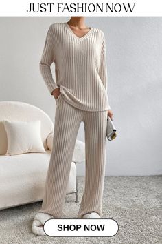 Get Exclusive 20% Off Now! CODE: GG20. Buy smart and save big with our limited-time women's clothing promotions. Shop now for timeless Grace and glamour. Knitted Suit, Top And Pants Set, Maxi Robes, Top Pants Set, Dark Khaki, Loungewear Set, Yoga Shorts, Look Casual, Outfit Casual