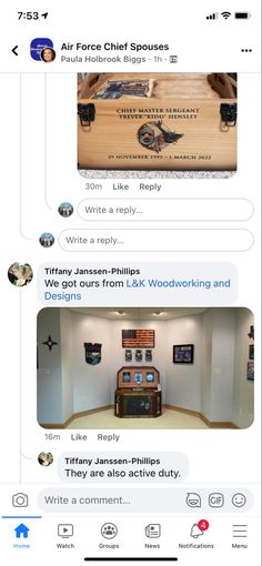 two screenshots showing different types of woodworking and other things in the room