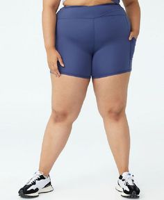 The soft pocket bike short is trending this season| This short style is made to be fitted and is cut higher around the waist| Rock the ultimate athleisure trend and pair with an oversized dad T-shirt Bike Shorts Women, Black Biker Shorts, Usa Jeans, Pocket Bike, Athleisure Trend, Mom Denim, Ripped Shorts, Skirt Trends, Pull On Jeans