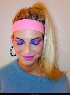 Image result for 80s hairstyles straight hair 80s Eye Makeup, 80s Hair And Makeup, 80s Theme Party Outfits, 80s Dress Up, 80’s Makeup, 80s Party Costumes, 1980s Makeup, Disney Nail Art, 80s Fashion Party