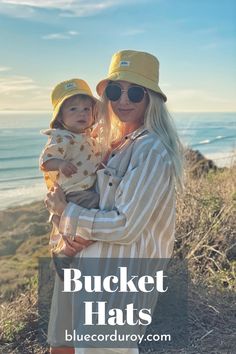 Discover a charming twist on beachwear with our mommy and baby hat sets! These classic bucket hats, boasting a casual beach aesthetic, are the perfect accessory for creating adorable mother-child moments. Click to shop now and make a splash with style! Mommy And Baby, Mother Child, Protective Style, Blue Corduroy, Mom Baby