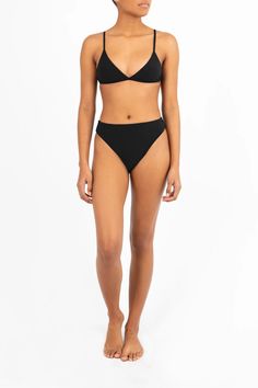 The Classic Triangle Bikini Top – Anemos Eco Swimwear, Platform Flats, Sandal Platform, Trending Boots, Swimwear Dress, Jennifer Fisher, Triangle Top, Italian Fabric, Summer Wardrobe