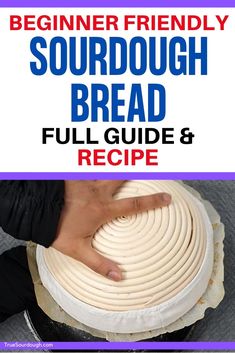 the beginner friendly sourdough bread recipe is an easy and fun way to make it