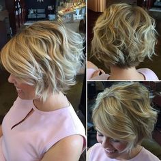 Short haircuts that are stop-you-in-your-tracks gorgeous Graduated Bob Hairstyles, Short Layered, Wavy Bobs