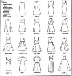 the different types of dresses for women and how to wear them in each color scheme