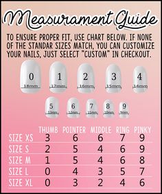 Nail Size Chart, Shorter Nails, Sunflower Nails, Kiss Nails, Nail Bed, Nail Tip, Dark Nails, Butterfly Nail, Nail Length