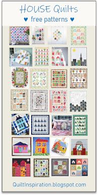 a collage of quilts with the words house quilts free patterns