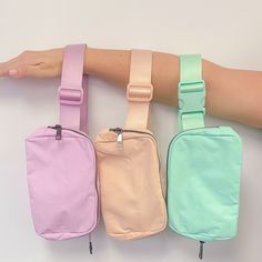 Our adorable nylon or sherpa belt bag is the perfect accessory for anyone on the go. Elevate your athleisure wear with the perfect bag that can hold all of your must haves. Cell phone, brush, lipstick/gloss, gum, keys. Multiple pockets on the inside and the back of the bag. Go ahead and add this to your cart. It's a must have! ❤Bag Dimensions❤ 8 X 5.5 X 2 inches Nylon Bag Waterproof (Nylon Only) Plastic Buckle Adjustable Strap Pocket on back of bag as well. (Nylon Only) Strap fully extended is 3 Nylon Pouch Belt Bag With Adjustable Strap, Functional Belt Bag For School With Mobile Phone Bag, Functional School Belt Bag For Mobile Phone, Functional School Belt Bag With Zipper Pouch, Functional Mobile Phone Belt Bag For School, Functional School Belt Bag With Mobile Phone Pocket, Nylon Belt Bag With Adjustable Strap For School, Functional Belt Bag With Adjustable Strap For School, Functional School Belt Bag With Adjustable Strap