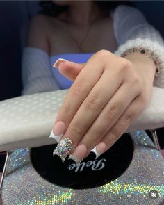 insta: @lacaniaaa #nails #nailart #duckies #ducknails Long Acrylic Nail Designs, Duck Nails, French Tip Acrylic Nails, Long Acrylic Nails, Nails Nailart, Pretty Nails