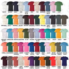 Selling tshirts online? Then our Color Chart mockups are perfect for you! Bella Canvas 3001C Color Chart Unisex Jersey TShirt Color Chart BC3001 Sell Tshirts Online, Faith Over Fear Shirt, Jersey Tshirt, Vinyl Shirts, Game Day Shirts, Jesus Shirts, Christian Shirts, Personalized Shirts, Color Chart