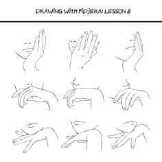 hand gestures for drawing with person's hands