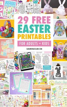 easter printables for adults and kids