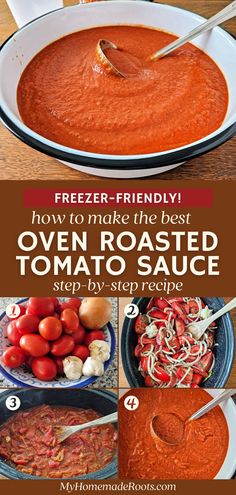 how to make the best oven roasted tomato sauce