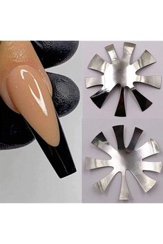 White French Nails, Colored Nail Tips, How To Cut Nails, Smile Lines, French Nail Art, Lines On Nails, Nail Art Kit, Trim Nails, Nail Pro