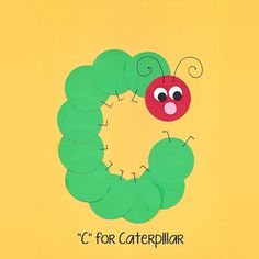 the very hungry caterpillar letter c is for caterpillar