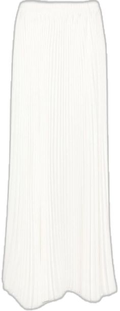 White Midi Length Accordion Pleated Skirt, White Midi-length Accordion Pleated Skirt, White Pleated Flowy Skirt, White Flowy Pleated Midi Skirt, White Midi Pleated Skirt With Elastic Waistband, White Long Skirt With Accordion Pleats, White Relaxed Pleated Skirt, White Pleated Midi Skirt For Spring, White Pleated Skirt With Relaxed Fit